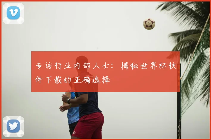 专访行业内部人士：揭秘世界杯软件下载的正确选择